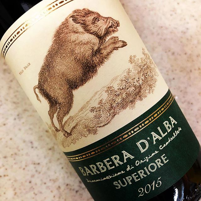 BARBERA D‘ALBA SUPERIORE (赤ワイン/イタリア)#イタリアワイン#赤ワイン#ピエモンテ#バルベーラ#2015#限定ラベル#バランスがいい#普段呑みオススメ