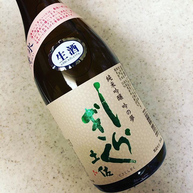 土佐しらぎく 薄氷(仙頭酒造所/高知)#日本酒#純米吟醸#生酒#吟の夢#精米歩合55%#高知酵母