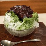 だるまや餅菓子店(かき氷/十条)<br>天然氷のミルク宇治金時