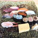 意気な寿し処阿部(すし/目黒)<br>4月にオープンしたお寿司屋さんの日替りランチ