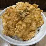 天丼 はなぶさ(天ぷら/錦糸町)<br>ボリューム満点のとり天丼
